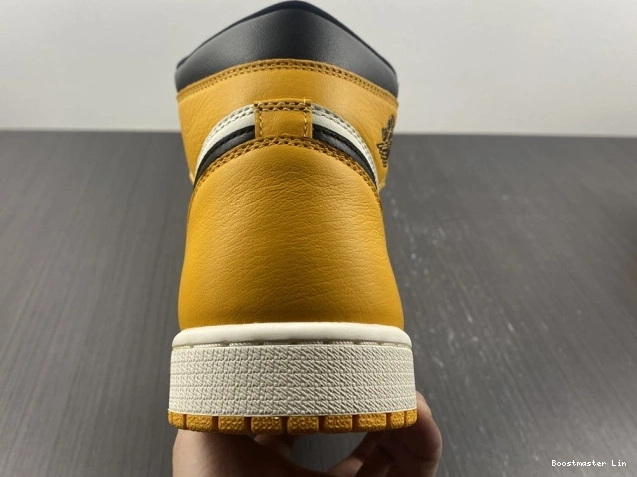 Boostmaster lin High Jordan Air 555088-711 Yellow 1 Toe OG 0823